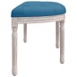 vidaXL Panca Blu 110,5x45x49 cm in Velluto