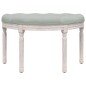 Panca Grigio Chiaro 81,5x41x49 cm in Velluto Panca Grigio Chiaro 81,5x41x49 cm in Velluto