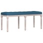 Panca Blu 110x40x49 cm in Velluto Panca Blu 110x40x49 cm in Velluto