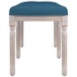 Panca Blu 110x40x49 cm in Velluto Panca Blu 110x40x49 cm in Velluto
