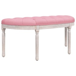 vidaXL Panca Rosa 110,5x45x49 cm in Velluto
