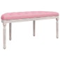 vidaXL Panca Rosa 110,5x45x49 cm in Velluto
