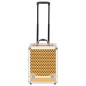 Valigia Trolley per Cosmetici 35x29x45 cm Oro in Alluminio Valigia Trolley per Cosmetici 35x29x45 cm Oro in Alluminio