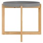 Tavolino Grigio 53x53x43,5cm Legno Multistrato e Massello Pino Tavolino Grigio 53x53x43,5cm Legno Multistrato e Massello Pino