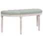 Panca Grigio Chiaro 110,5x45x49 cm in Velluto Panca Grigio Chiaro 110,5x45x49 cm in Velluto