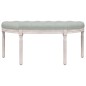 Panca Grigio Chiaro 110,5x45x49 cm in Velluto Panca Grigio Chiaro 110,5x45x49 cm in Velluto