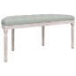 Panca Grigio Chiaro 110,5x45x49 cm in Velluto Panca Grigio Chiaro 110,5x45x49 cm in Velluto