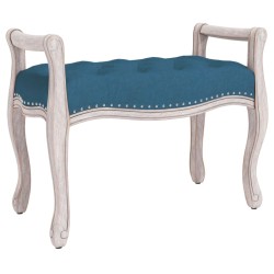 Panca Blu 80x45x60 cm in Velluto