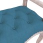 Panca Blu 80x45x60 cm in Velluto