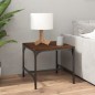 Tavolini 2pz Nerorovere marrone 40x40x35cm in Legno Multistrato Tavolini 2pz Nerorovere marrone 40x40x35cm in Legno Multistrato