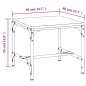 Tavolini 2pz Nerorovere marrone 40x40x35cm in Legno Multistrato Tavolini 2pz Nerorovere marrone 40x40x35cm in Legno Multistrato