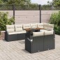 vidaXL Set da Pranzo da Giardino 9 Pezzi con Cuscini in Rattan Sintetico Nero e Legno di Acacia vidaXL Set da Pranzo da Giardino 9 Pezzi con Cuscini in Rattan Sintetico Nero e Legno di Acacia