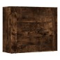 Credenze 3 pz Rovere Fumo in Legno Multistrato Credenze 3 pz Rovere Fumo in Legno Multistrato
