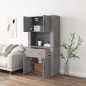 Credenza Grigio Sonoma in Legno Multistrato Credenza Grigio Sonoma in Legno Multistrato