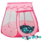 Tenda da Gioco per Bambini Rosa con 250 Palline 102x102x82 cm Tenda da Gioco per Bambini Rosa con 250 Palline 102x102x82 cm
