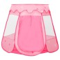 Tenda da Gioco per Bambini Rosa con 250 Palline 102x102x82 cm Tenda da Gioco per Bambini Rosa con 250 Palline 102x102x82 cm