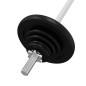 vidaXL Set Bilanciere con Dischi 90 kg in Ghisa