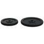 vidaXL Set Bilanciere con Dischi 90 kg in Ghisa