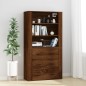 Credenza Rovere Marrone in Legno Multistrato Credenza Rovere Marrone in Legno Multistrato