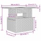 vidaXL Set da Pranzo da Giardino 9 Pezzi con Cuscini Beige in Poly Rattan e Acacia