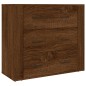 Credenza Rovere Marrone in Legno Multistrato Credenza Rovere Marrone in Legno Multistrato