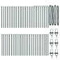 vidaXL Postazioni per recinzioni 52 pezzi verde Ø32mm 80cm in acciaio galvanizzato vidaXL Postazioni per recinzioni 52 pezzi verde Ø32mm 80cm in acciaio galvanizzato