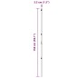vidaXL Pali per Recinzione 26 pz Verde Ø32 mm 150 cm in Acciaio Zincato vidaXL Pali per Recinzione 26 pz Verde Ø32 mm 150 cm in Acciaio Zincato