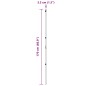vidaXL Set di 26 Posti per Recinzione Verdi Ø32mm 170cm in Acciaio Zincato vidaXL Set di 26 Posti per Recinzione Verdi Ø32mm 170cm in Acciaio Zincato