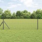 vidaXL Pali per Recinzione 26 pz Grigio Ø32 mm 80 cm in Acciaio Galvanizzato vidaXL Pali per Recinzione 26 pz Grigio Ø32 mm 80 cm in Acciaio Galvanizzato