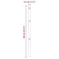 vidaXL Pali per Recinzione 26 pz Grigio Ø32 mm 80 cm in Acciaio Galvanizzato vidaXL Pali per Recinzione 26 pz Grigio Ø32 mm 80 cm in Acciaio Galvanizzato