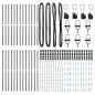 vidaXL Pali per Recinzione 26 pz Grigio Ø32 mm 200 cm in Acciaio Galvanizzato vidaXL Pali per Recinzione 26 pz Grigio Ø32 mm 200 cm in Acciaio Galvanizzato