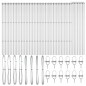 vidaXL Poste per Recinzione 52 pz Ø32 mm 150 cm Acciaio Galvanizzato vidaXL Poste per Recinzione 52 pz Ø32 mm 150 cm Acciaio Galvanizzato