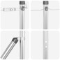 vidaXL Poste da Recinzione 52 Pz Ø32 mm 200 cm in Acciaio Zincato vidaXL Poste da Recinzione 52 Pz Ø32 mm 200 cm in Acciaio Zincato