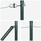 vidaXL Pali per Recinzione con Punta - 26 Pz Ø32 mm, 80 cm in Acciaio Zincato vidaXL Pali per Recinzione con Punta - 26 Pz Ø32 mm, 80 cm in Acciaio Zincato