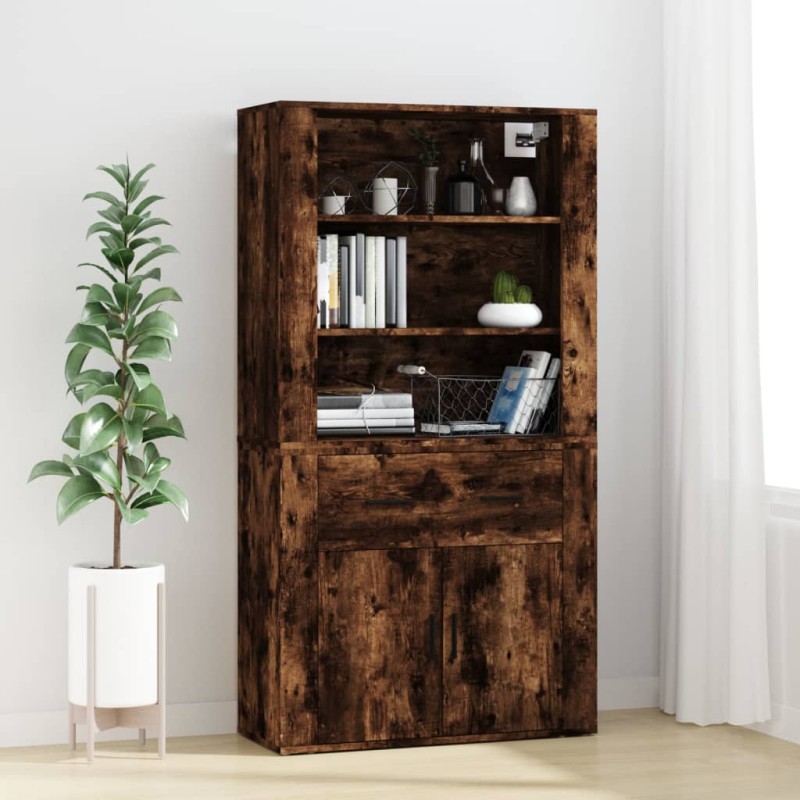 Credenza Rovere Fumo in Legno Multistrato Credenza Rovere Fumo in Legno Multistrato