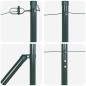 Pali di Recinzione vidaXL con Punta 26 pcs Ø32 mm 160 cm Acciaio Zincato Pali di Recinzione vidaXL con Punta 26 pcs Ø32 mm 160 cm Acciaio Zincato