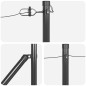 vidaXL Pali per Recinzione con Punta 26 pz Ø32 mm 100 cm in Acciaio Zincato vidaXL Pali per Recinzione con Punta 26 pz Ø32 mm 100 cm in Acciaio Zincato