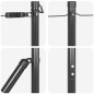 vidaXL Pali da Recinzione con Punta - 52 Pezzi Ø32mm, 140cm in Acciaio Zincato vidaXL Pali da Recinzione con Punta - 52 Pezzi Ø32mm, 140cm in Acciaio Zincato