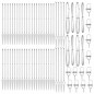 vidaXL Pali per Recinzione con Punta - 52 pcs Ø32 mm 120 cm in Acciaio Galvanizzato vidaXL Pali per Recinzione con Punta - 52 pcs Ø32 mm 120 cm in Acciaio Galvanizzato