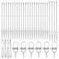 vidaXL Pali per recinzione - 26 pz, Ø32 mm, 160 cm in acciaio galvanizzato vidaXL Pali per recinzione - 26 pz, Ø32 mm, 160 cm in acciaio galvanizzato