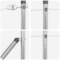 vidaXL Pali da Recinzione con Punte 26 pcs Ø32 mm 180 cm in Acciaio Zincato vidaXL Pali da Recinzione con Punte 26 pcs Ø32 mm 180 cm in Acciaio Zincato