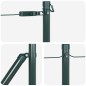 vidaXL Poste da Recinzione con Piastra di Base - 52 pz Ø32mm 50cm in Acciaio Galvanizzato vidaXL Poste da Recinzione con Piastra di Base - 52 pz Ø32mm 50cm in Acciaio Galvanizzato