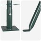VidaXL pali per recinzione con piastra di base, 52 pezzi, Ø32mm, 88,5cm, acciaio zincato. VidaXL pali per recinzione con piastra di base, 52 pezzi, Ø32mm, 88,5cm, acciaio zincato.