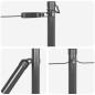 vidaXL Posti per Recinzione con Piaste di Base 52 Pz Ø32mm 70cm in Acciaio Zincato vidaXL Posti per Recinzione con Piaste di Base 52 Pz Ø32mm 70cm in Acciaio Zincato