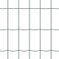 vidaXL Recinzione Euro con 7 pali 1x10 m in acciaio zincato verde vidaXL Recinzione Euro con 7 pali 1x10 m in acciaio zincato verde