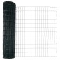 vidaXL Euro Fence con 7 pali 1,2 x 10 m in acciaio zincato verde