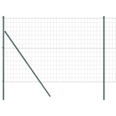 vidaXL Recinto Euro 7 Post 1.6x10m in Acciaio Galvanizzato Verde