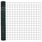 vidaXL Euro Fence con 7 Pali 1,6 x 10m in Acciaio Zincato Verde