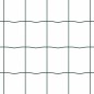 vidaXL Recinzione Euro con 7 Pali 1,4 x 10 m in Acciaio Galvanizzato Verde