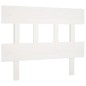 Testiera per Letto Bianca 93,5x3x81cm in Legno Massello di Pino Testiera per Letto Bianca 93,5x3x81cm in Legno Massello di Pino